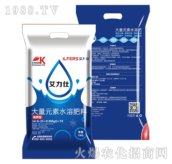 改善品質(zhì)，長(zhǎng)效！以色列艾力仕“大量元素水溶肥料”！