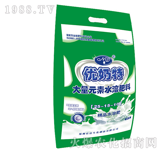 優(yōu)奶特大量元素水溶肥料25-15-10-農(nóng)達生化