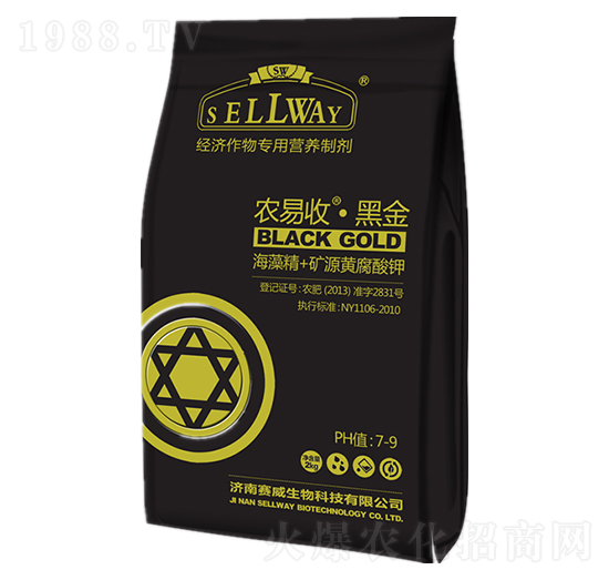 海藻精+礦源黃腐酸鉀-農(nóng)易收·黑金-賽威生物