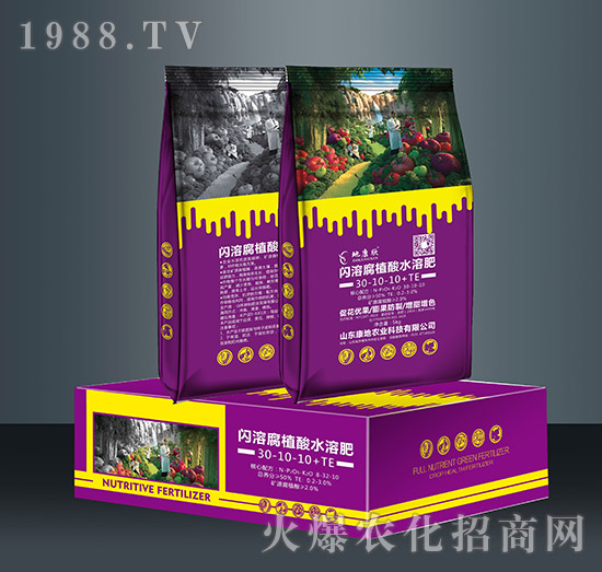 閃溶腐植酸水溶肥30-10-10+TE-康地農(nóng)業(yè)
