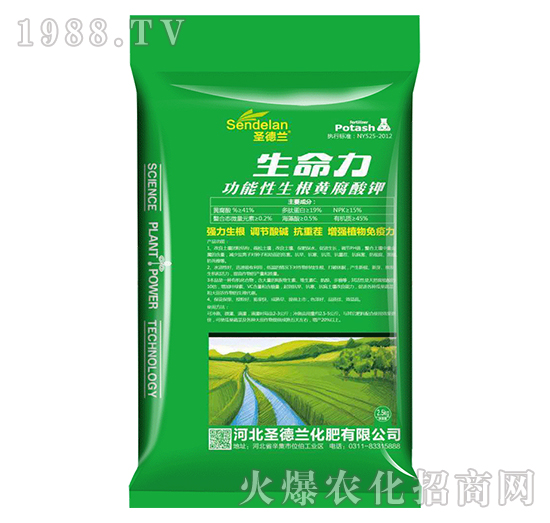 功能性生根黃腐酸鉀-生命力-圣德蘭