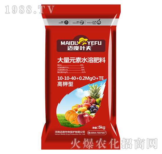 ����ʹ���Ԫ��ˮ�ܷ���10-10-40+0.2MgO+TE-�~���~��