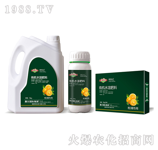 柑橙專用含氨基酸水溶肥料-霸爾綠博