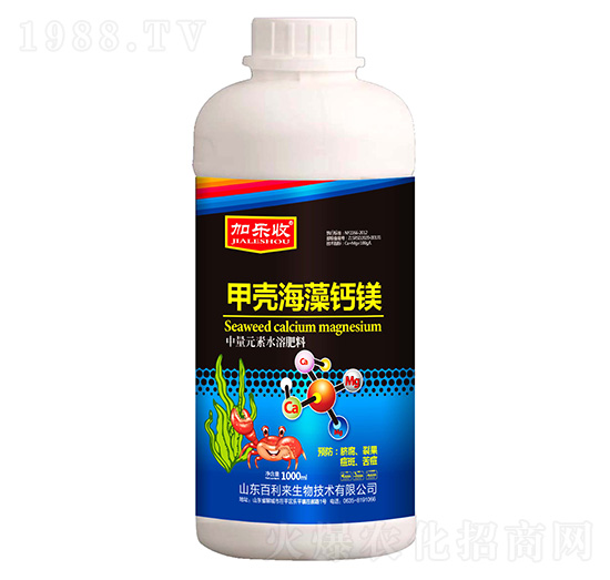 瓶裝甲殼海藻鈣鎂-加樂收-百利來
