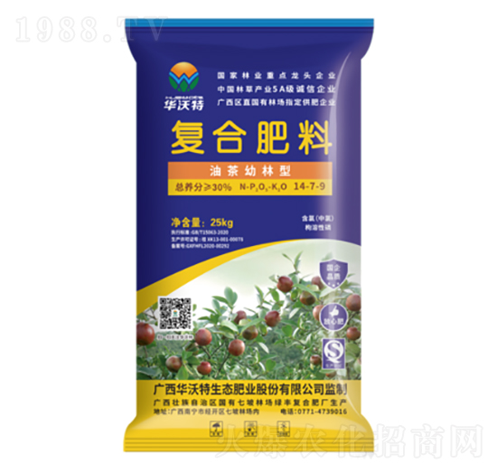 油茶幼林型復合肥料14-7-9-華沃特