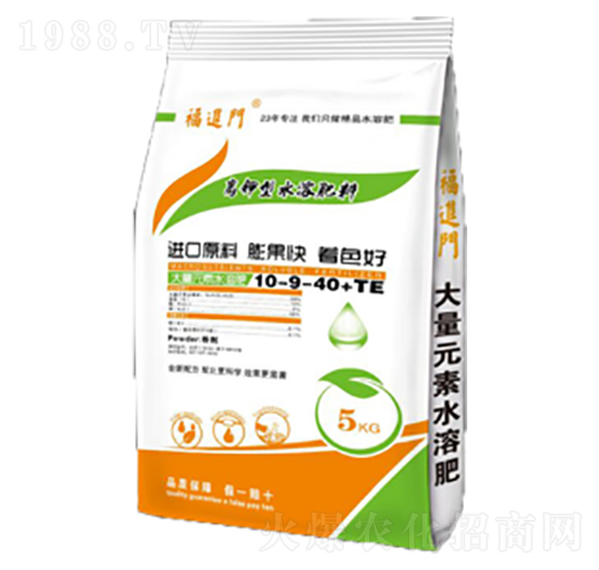 高鉀型水溶肥10-9-40+TE-福進(jìn)門-強(qiáng)生農(nóng)業(yè)