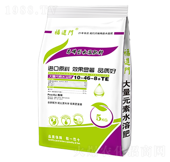 高磷型大量元素水溶肥料10-46-8+TE-福進(jìn)門(mén)-強(qiáng)生農(nóng)業(yè)