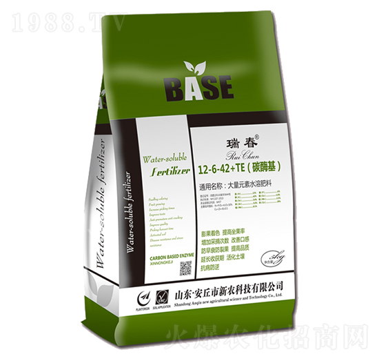 大量元素水溶肥料12-6-42+TE-瑞春-魯安新農(nóng)