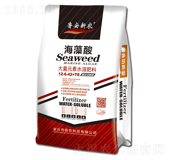 海藻酸大量元素水溶肥料12-6-42+TE-魯安新農(nóng)
