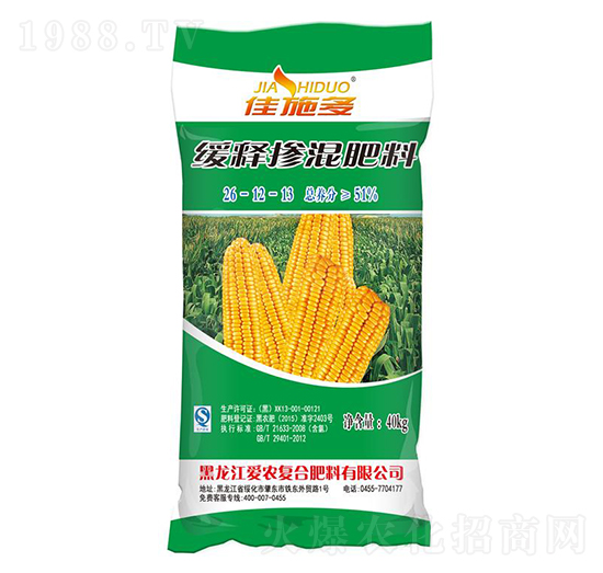 玉米專用緩釋摻混肥料26-12-13-佳施多-愛農(nóng)
