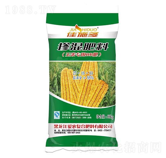 玉米專用摻混肥料27-15-13-佳施多-愛農