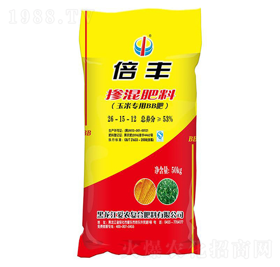 玉米專(zhuān)用摻混肥料26-15-12-倍豐-愛(ài)農(nóng)