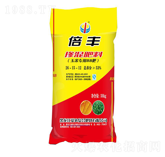 玉米專(zhuān)用BB肥26-15-12-倍豐-愛(ài)農(nóng)