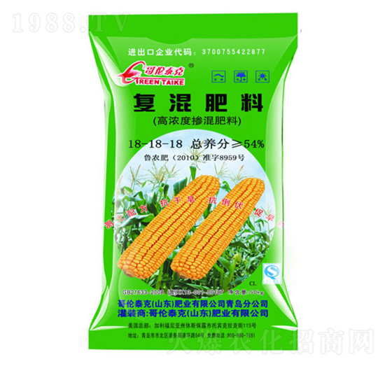 高濃度摻混肥料18-18-18-哥倫泰克