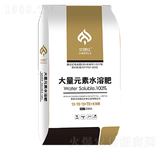 大量元素水溶肥料19-19-19+TE+生物酶-萬事達(dá)