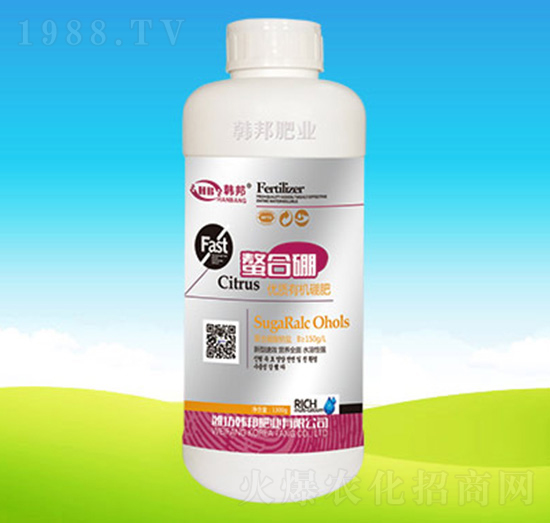 優(yōu)質(zhì)有機硼肥-螯合硼-韓邦肥業(yè)