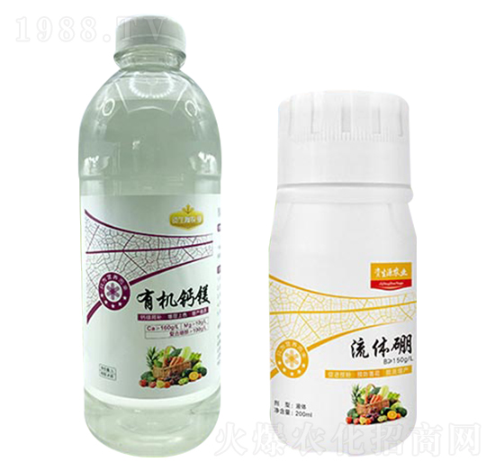 膨果補鈣套餐-有機鈣鎂+流體硼-資生源農(nóng)業(yè)