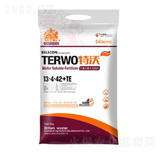 大量元素水溶肥料13-4-42+TE-特沃-沃豐化肥