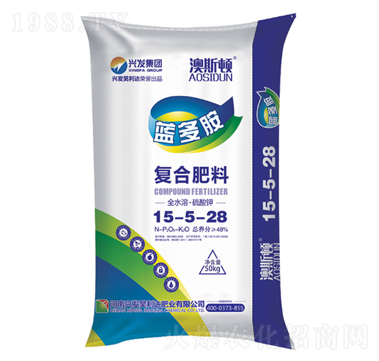 全水溶復合肥料15-5-28-藍多胺-興發(fā)昊利達