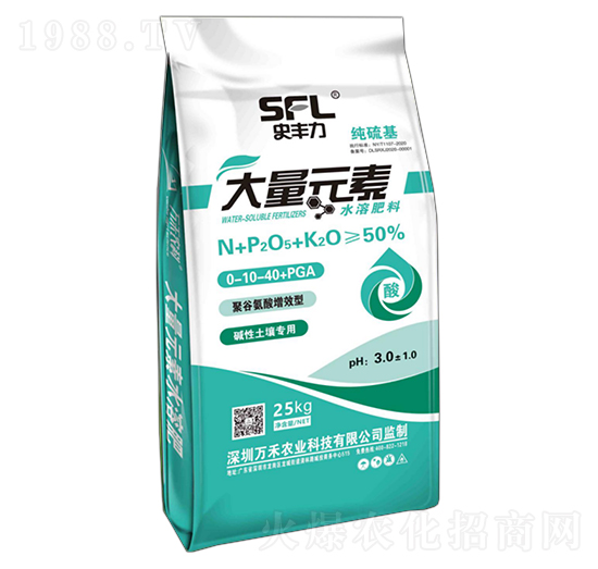 �۹Ȱ�����Ч�ʹ���Ԫ��ˮ�ܷ���0-10-40+PGA-ʷ�S��-�f���r��