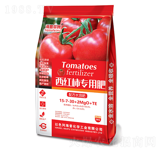 西紅柿專用肥15-7-30+2MgO+TE 海普化學(xué)