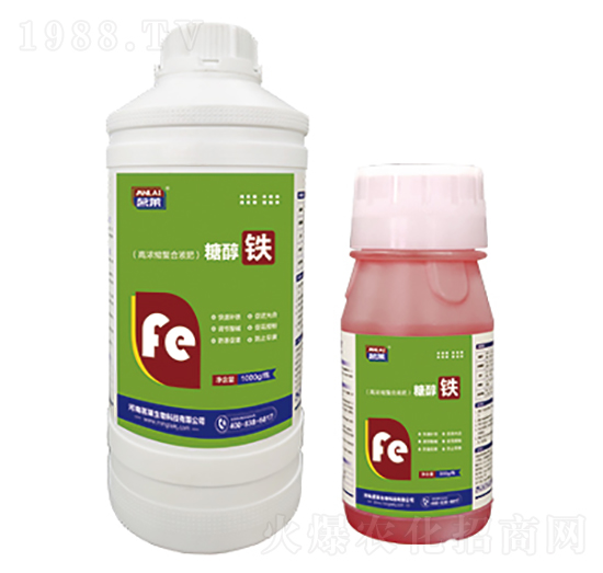 高濃縮螯合液肥-糖醇鐵-茗萊生物