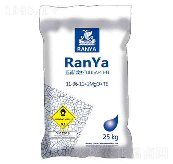 純硝基水溶肥料11-36-11+2MgO+TE 亞苒歐補(bǔ) 亞苒國際
