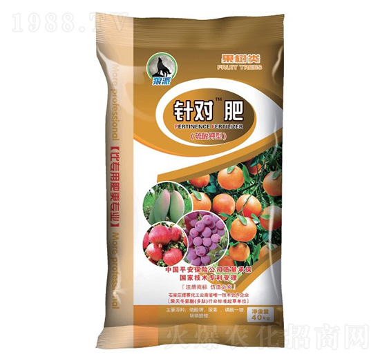 硫酸鉀型果樹針對肥15-4-18-狼派