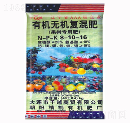 有機無機復(fù)混肥8-10-16-千越