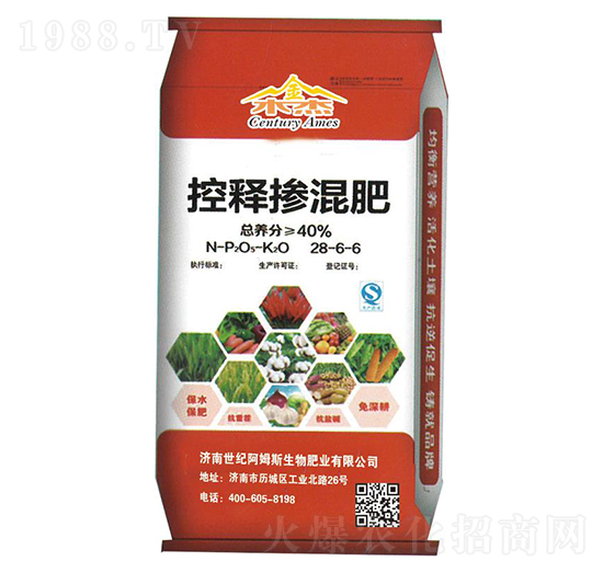 控釋摻混肥28-6-6-阿姆斯生物