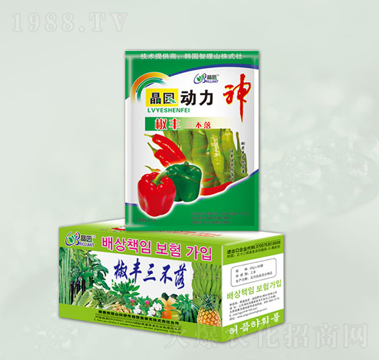 椒豐三不落葉面肥-晶園肥料