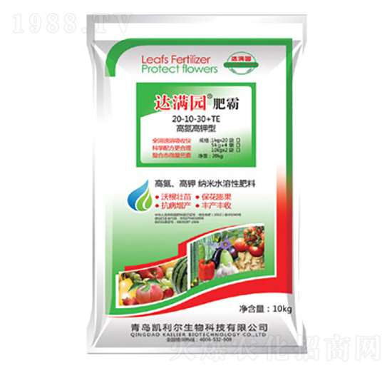 高氮高鉀水溶肥20-10-30+TE-達(dá)滿園-凱利爾