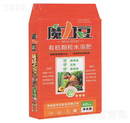 有機顆粒水溶肥-魔力豆-新世紀(jì)肥業(yè)