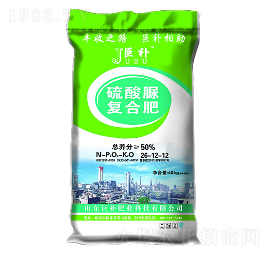 硫酸脲復(fù)合肥26-12-12-巨補