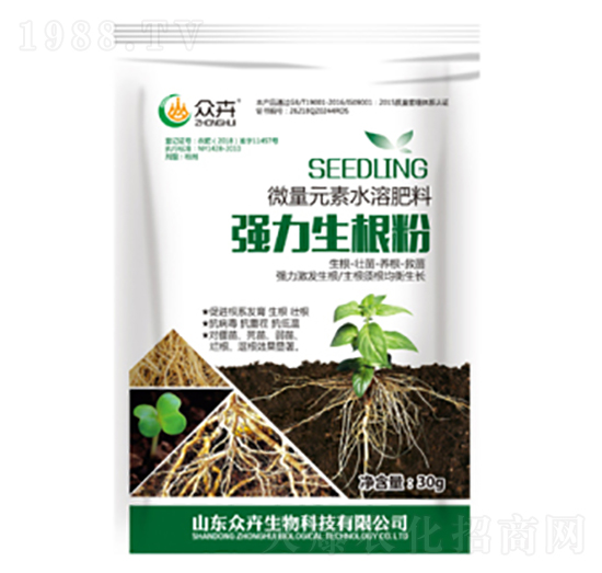 微量元素水溶肥料-強(qiáng)力生根粉-眾卉生物