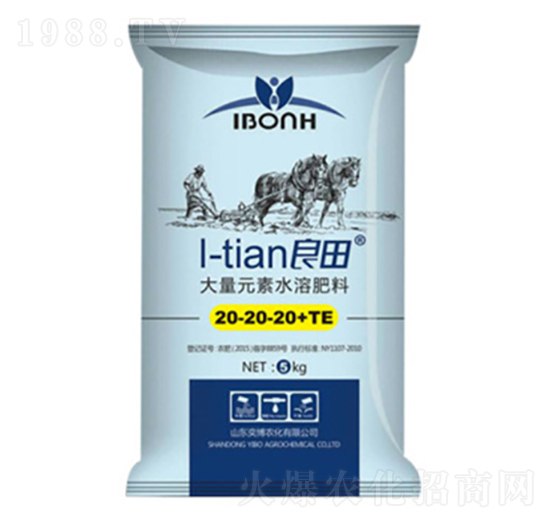 大量元素水溶肥20-20-20+TE-良田-奕博農(nóng)化