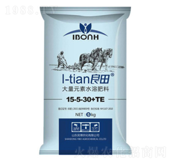 大量元素水溶肥15-5-30+TE-良田-奕博農(nóng)化