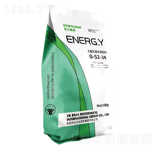 大量元素水溶肥料0-52-34-果衛(wèi)植源-瑞拉生化
