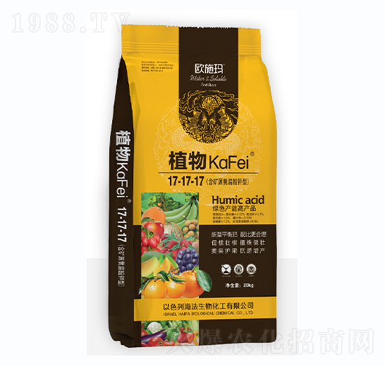 含礦源黃腐酸鉀型17-17-17-一撒寶來(lái)