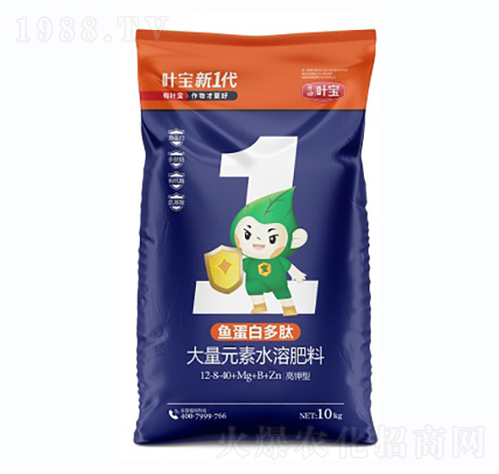 高鉀型大量元素水溶肥料12-8-40（10公斤）-寶葉植物