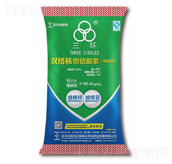雙絡(luò)核控失復(fù)合肥料26-0-0-三環(huán)-云天化