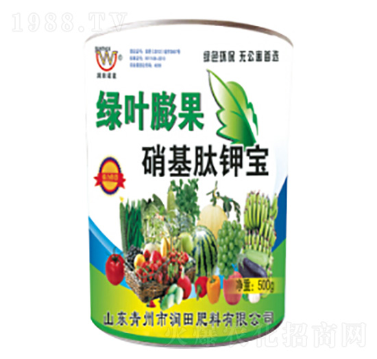 綠葉膨果硝基肽鉀寶-潤(rùn)田肥料