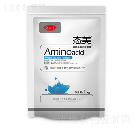 袋裝含氨基酸水溶肥料-態(tài)美-金必來(lái)生物