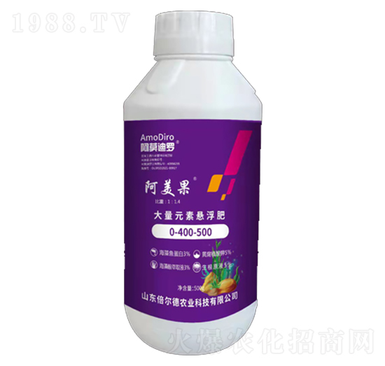 大量元素懸浮肥0-400-500+TE-阿美果-倍爾德
