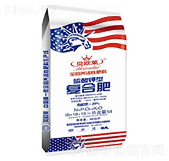 全營(yíng)養(yǎng)活性硫酸鉀型復(fù)合肥料18-18-18-貝歐萊