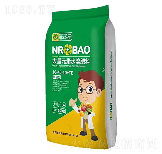 高磷型大量元素水溶肥料10-45-10+TE-諾爾葉寶-諾爾豐