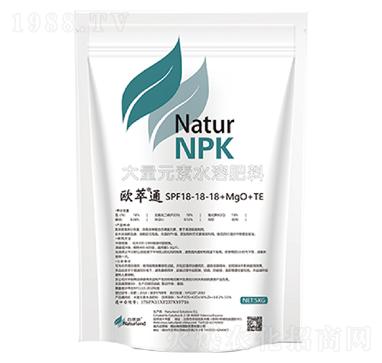 ����Ԫ��ˮ�ܷ���18-18-18+MgO+TE-�W��ͨ-��������