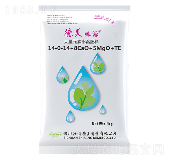 ����Ԫ��ˮ�ܷ���14-0-14+8CaO+5MgO+TE-�GԴ���}�V-������(sh��)�I(y��)