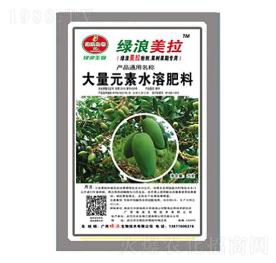 果樹(shù)果期專用大量元素水溶肥料-綠浪美拉-綠浪生物