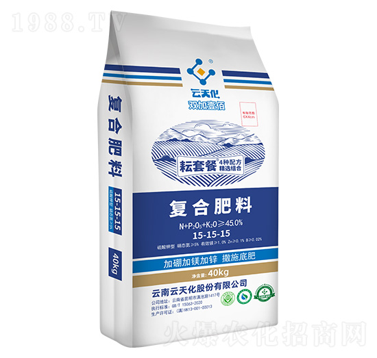 長效復合肥料15-15-15-耘套餐-云天化